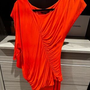 Vibrant Orange Women's Dress